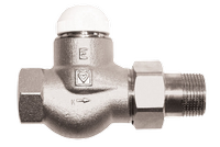 HERZ Zawór termostatyczny TS-E zwiększony przepływ 3/4 prosty