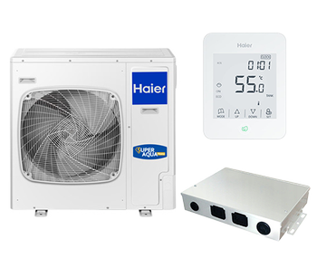 HAIER Pompa ciepła monoblok Super Aqua - 8 kW + Pilot - Moduł