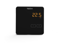 TECH REGULATOR POKOJOWY R-8Z BEZPRZEWODOWY CZARNY