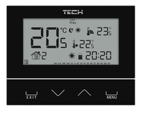 TECH REGULATOR POKOJOWY ST-292 V3 PRZEWODOWY CZARNY