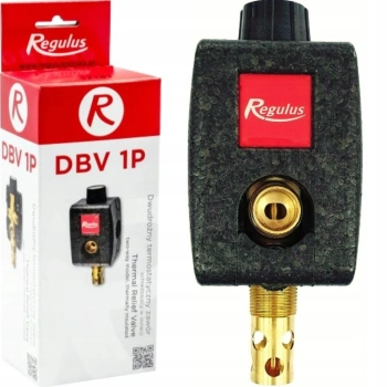 Regulus DBV1 – zawór schładzający (dwudrożny) 3/4”, otwarcie 97 °C, w izolacji