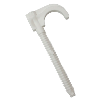 QIK Hak podłogowy do rur pojedynczy typu mewka fi29; 10x 80 - op. 120 szt.