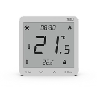 TECH REGULATOR POKOJOWY R-8S PLUS BEZPRZEWODOWY BIAŁY