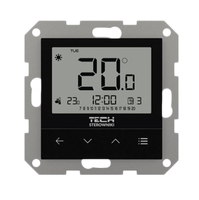 TECH REGULATOR POKOJOWY F-8Z BEZPRZEWODOWY CZARNY