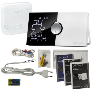 SALUS 091PRORF – bezprzewodowy natynkowy regulator tygodniowy temperatury