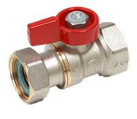 GIACOMINI ZAWÓR KULOWY PROSTY Z PÓŁŚRUBUNKIEM GW 3/4"