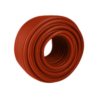 Rura karbowana / peszel czerwony 22/18 [50mb]