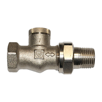 HERZ Zawór grzejnikowy prosty powrotny - 1/2