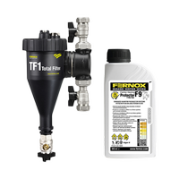 FERNOX Separator zanieczyszczeń TF1 TOTAL DN25 - 1 cal + Protector F9