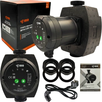 Pompa obiegowa elektroniczna do pieca kotła CO IBO BETA 2 25-40/180 ze śrubunkami