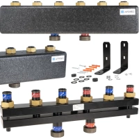 AFRISO KSV 90-3 -obiegowy rozdzielacz hydrauliczny do grup pompowych BPG, moc do 50 kW