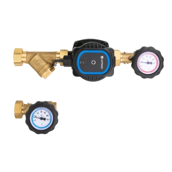 Grupa pompowa AFRISO BPS 990 AP bez mieszania z pompą AFRISO APH 160 – obieg bezpośredni do instalacji CO