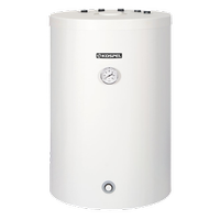 KOSPEL wymiennik CWU pionowy SWK-140 - 1x wężownica (1,1m2) - króćce od góry