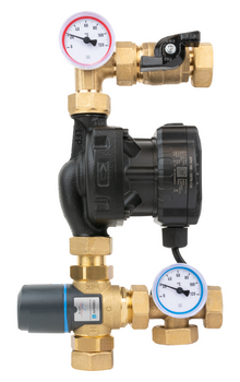 AFRISO BTU 501 AP – moduł mieszający z zaworem ATM 561 i pompą AFRISO APH 160, G1, rozstaw 220 mm