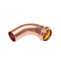 GAZ ZACISK Kolano - 15 - 90 stopni nyplowe