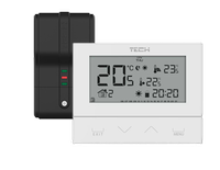 TECH REGULATOR POKOJOWY ST-292 V2 BEZPRZEWODOWY BIAŁY