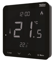 TECH REGULATOR POKOJOWY R-12S CZARNY