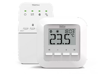 TECH REGULATOR POKOJOWY ST-295 V2 BEZPRZEWODOWY BIAŁY