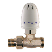 HERZ Zawór termostatyczny RTL z głowicą Mini - 1/2 - prosty