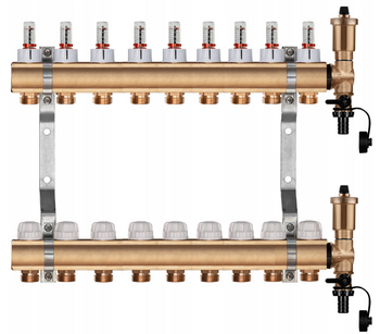 ROZDZIELACZ OGRZEWANIA PODŁOGOWEGO MOSIĘŻNY - 16
