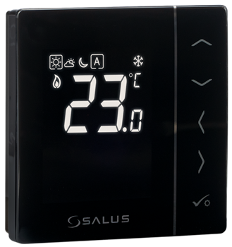 SALUS Regulator pokojowy VS-35B - czarny
