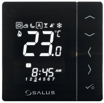 SALUS Regulator pokojowy VS-30B - czarny