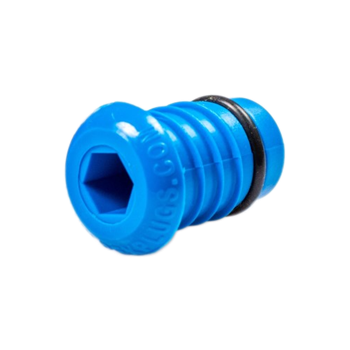 Korek do prób szczelności PEX 16x2 - niebieski