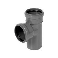 Trójnik redukcyjny kanalizacyjny 45° 75x50 mm