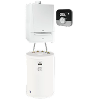 DE DIETRICH Kocioł gazowy AMC 25 kW + zasobnik SRK150 + Smart TC